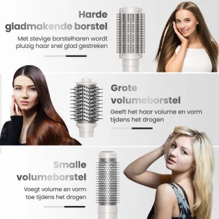 Yajaime® Airstyler Multistyler 7-in-1 Wit/Zilver
