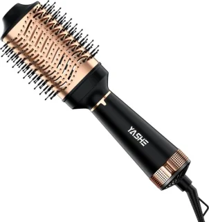 Yashe heteluchtborstel 4-in-1 zwart