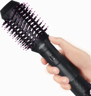 Zedar Magic Brush 3-in-1 Föhnborstel 1200W Zwart/Roze