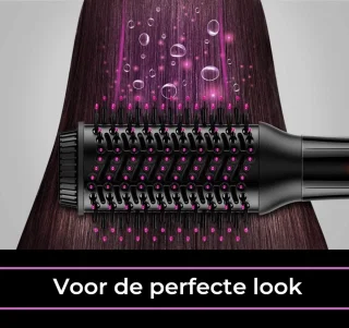Zedar Magic Brush 3-in-1 Föhnborstel 1200W Zwart/Roze