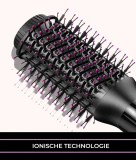 Zedar Magic Brush 3-in-1 Föhnborstel 1200W Zwart/Roze