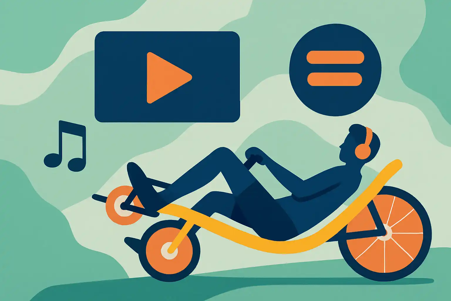 Binge-fit: hoe je series en podcasts inzet om langere ligfiets-sessies leuker te maken