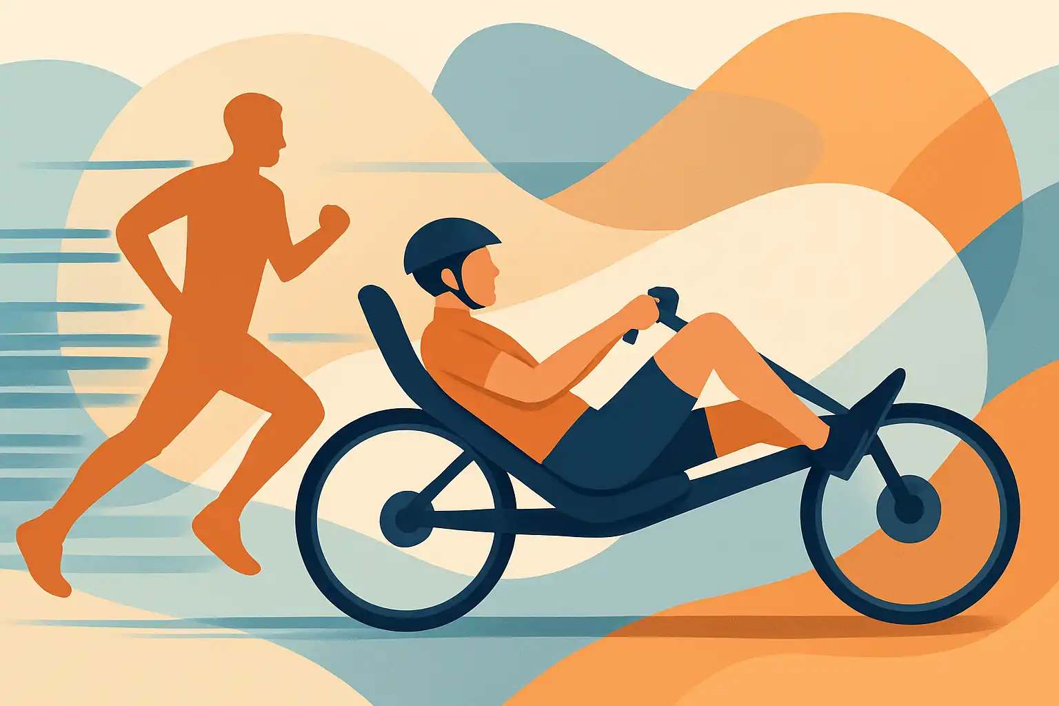 Hardlopen vervangen door ligfietsen: zo behoud je snelheid en voorkom je blessures