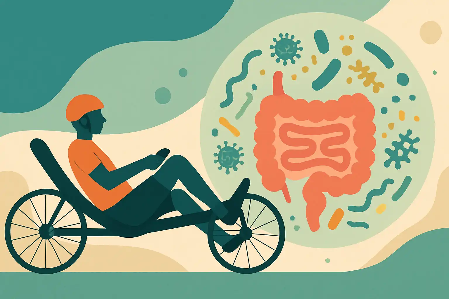 Ligfietsen en je microbioom: waarom elke trap je darmen gezonder maakt