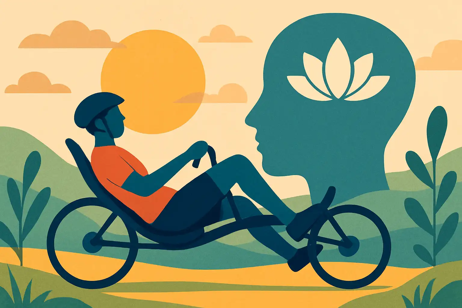 Mindful trainen op de ligfiets: combineer cardio met stressreductie