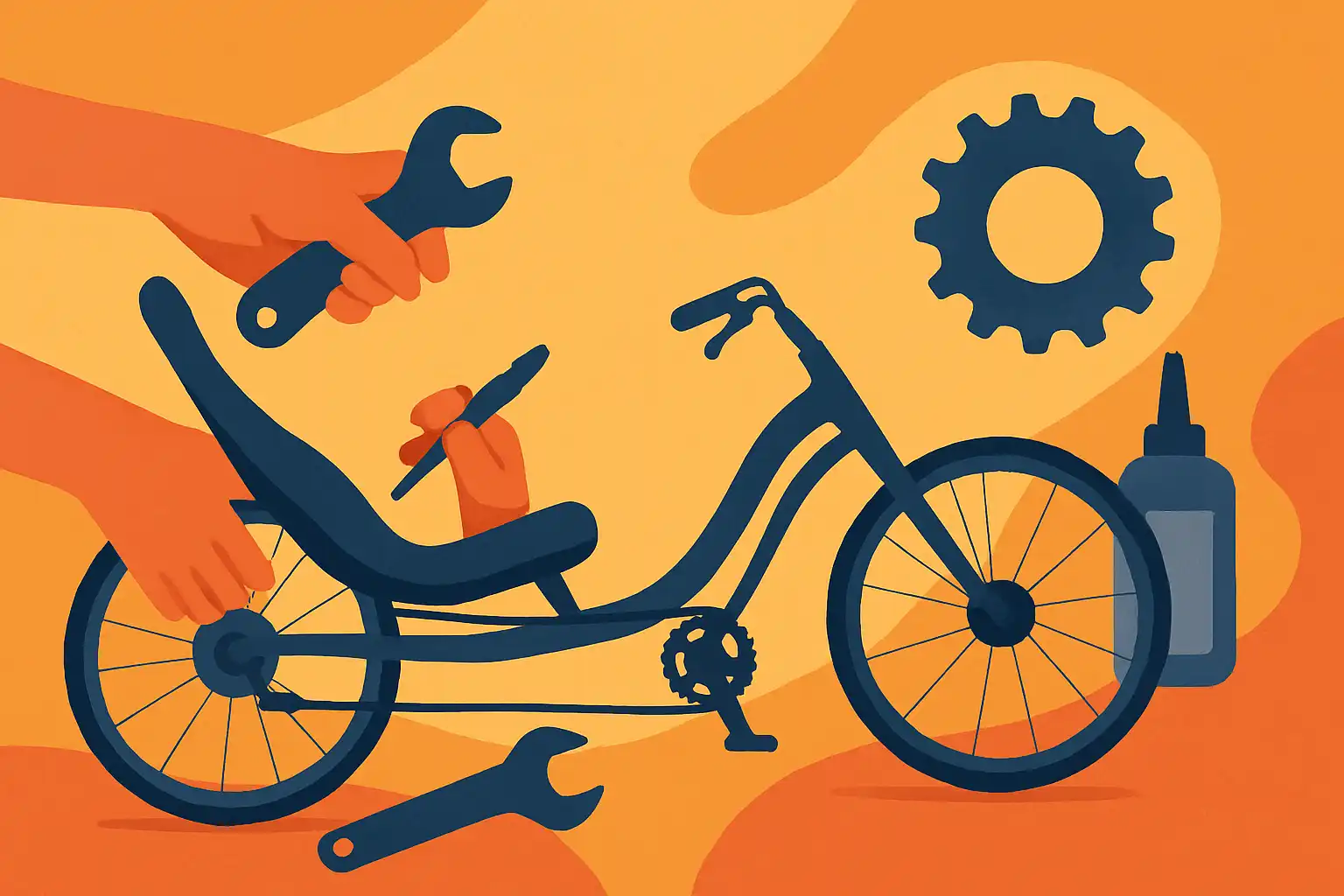 Onderhoud en reparatie van je ligfiets: eenvoudige stappen voor jaren probleemloos trainen