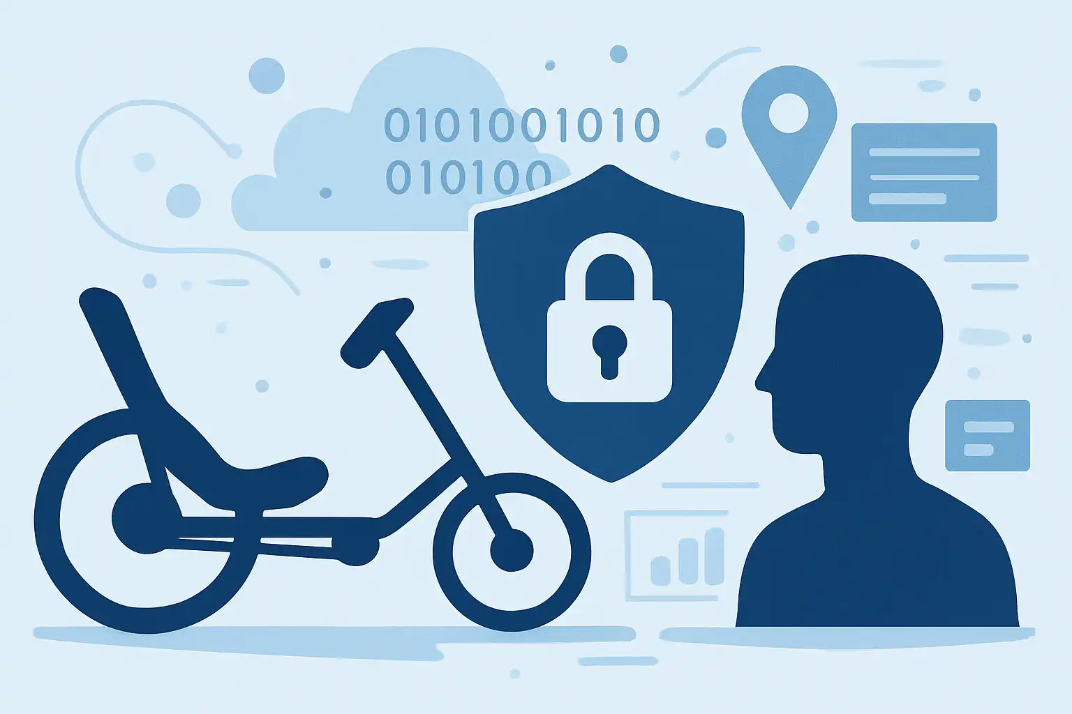 Privacy en slimme ligfietsen: wat je moet weten over de data van je trainingsapparaat