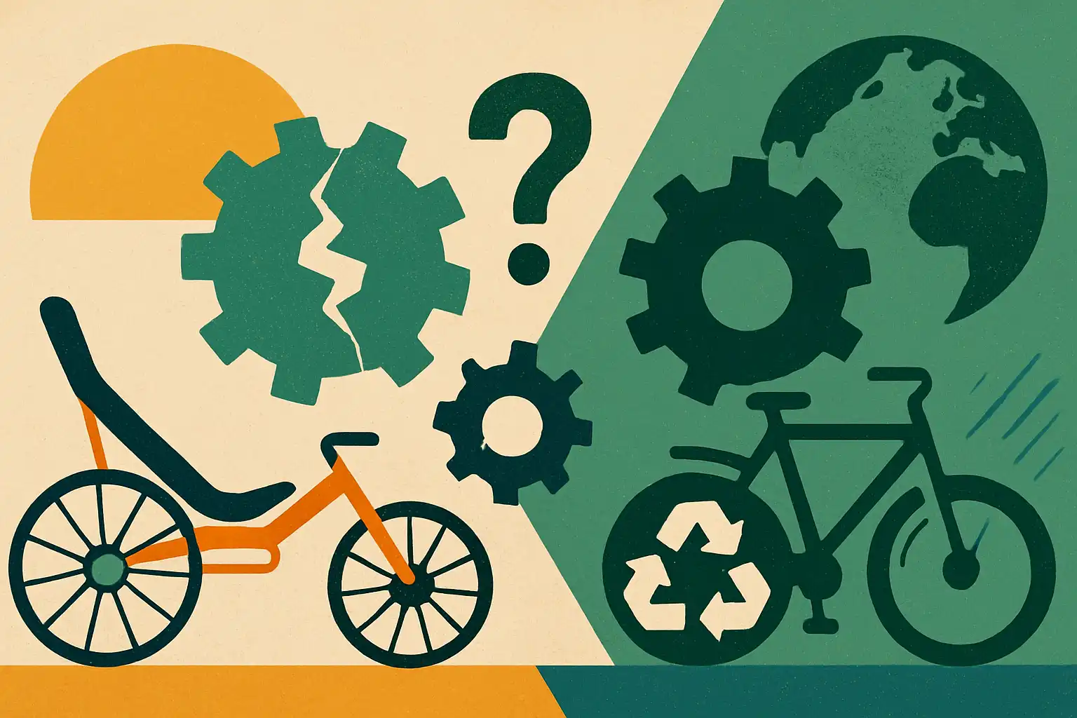Repareren of vervangen? de verborgen ecologische kosten van je ligfiets en hoe je duurzamer traint