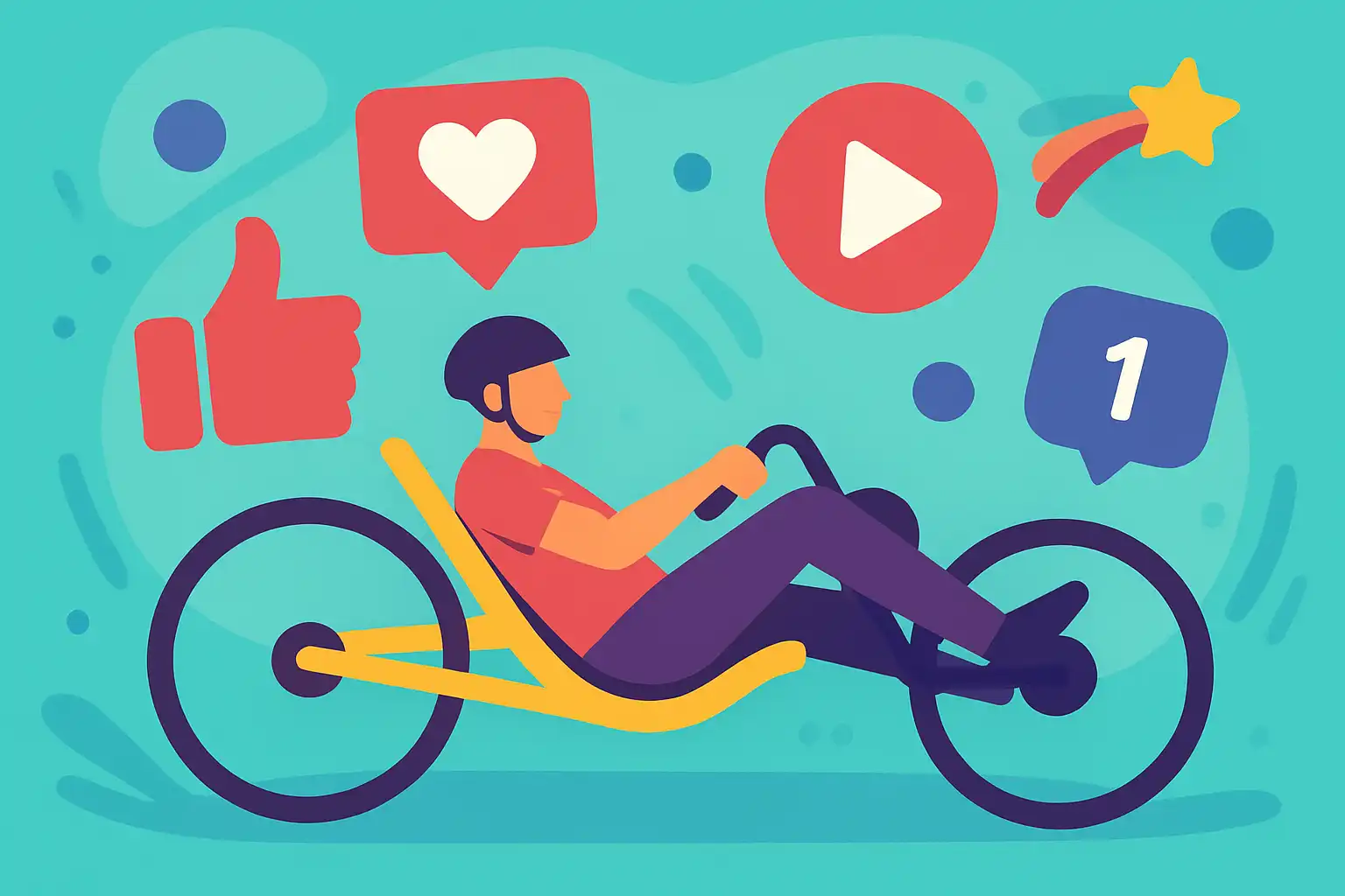 Waarom ligfietsen viral gaan: sociale-mediatrends, challenges en hoe jij veilig meedoet