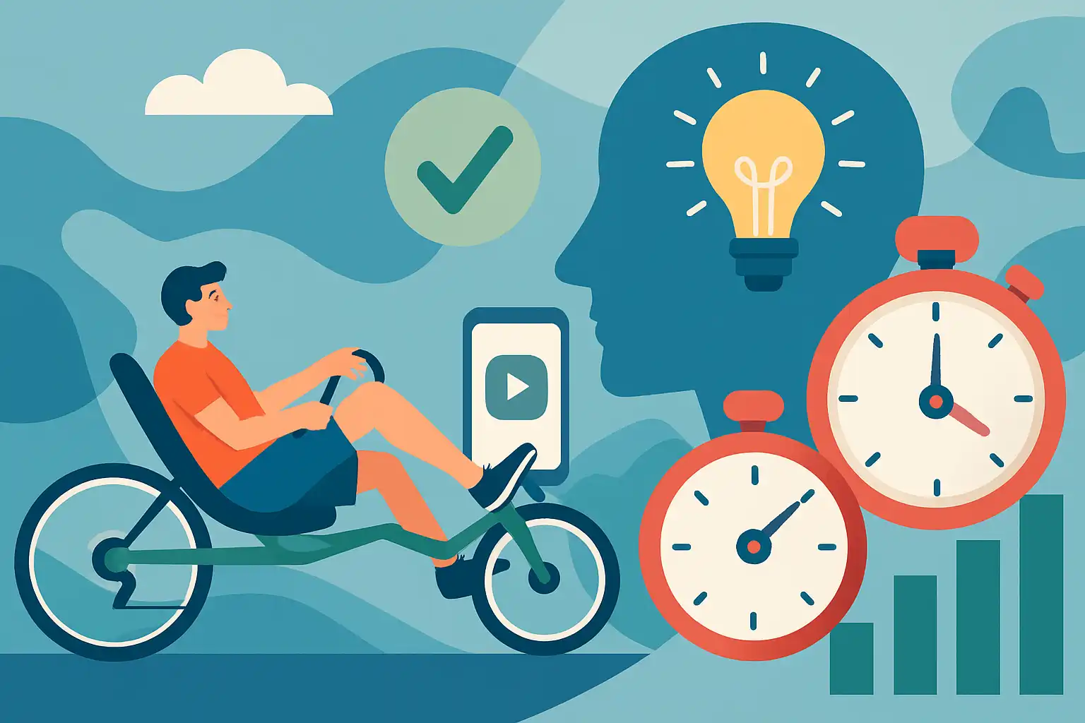 Zo gebruik je de ligfiets om concentratieproblemen (ADHD) te verminderen: korte sessies, timing en apps die echt werken