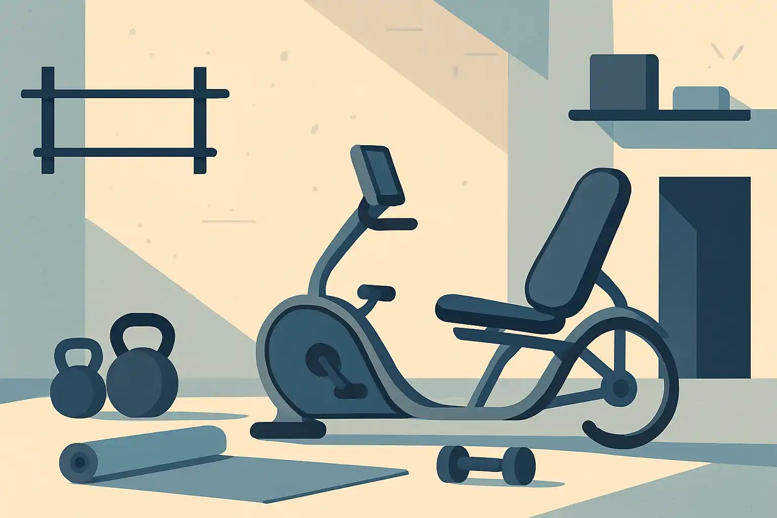 Zo richt je een tiny gym met één ligfiets in: minimale apparatuur, maximale resultaten