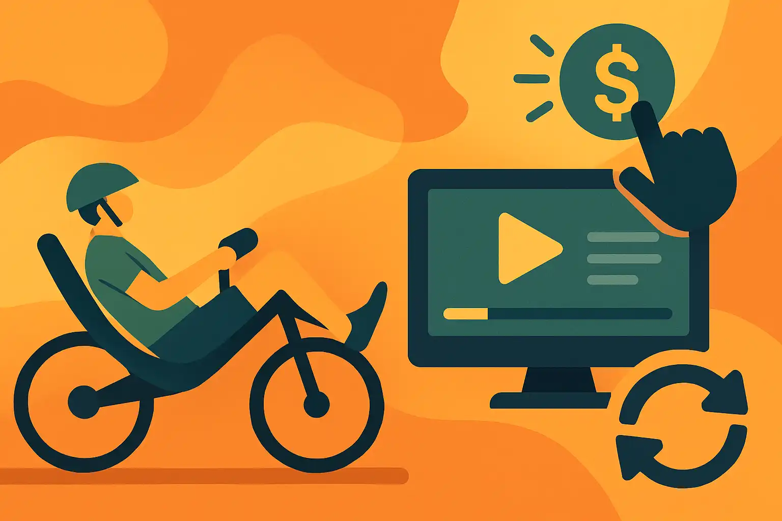 Zo start je een betaalde online ligfiets-cursus: van eerste les tot terugkerende klanten