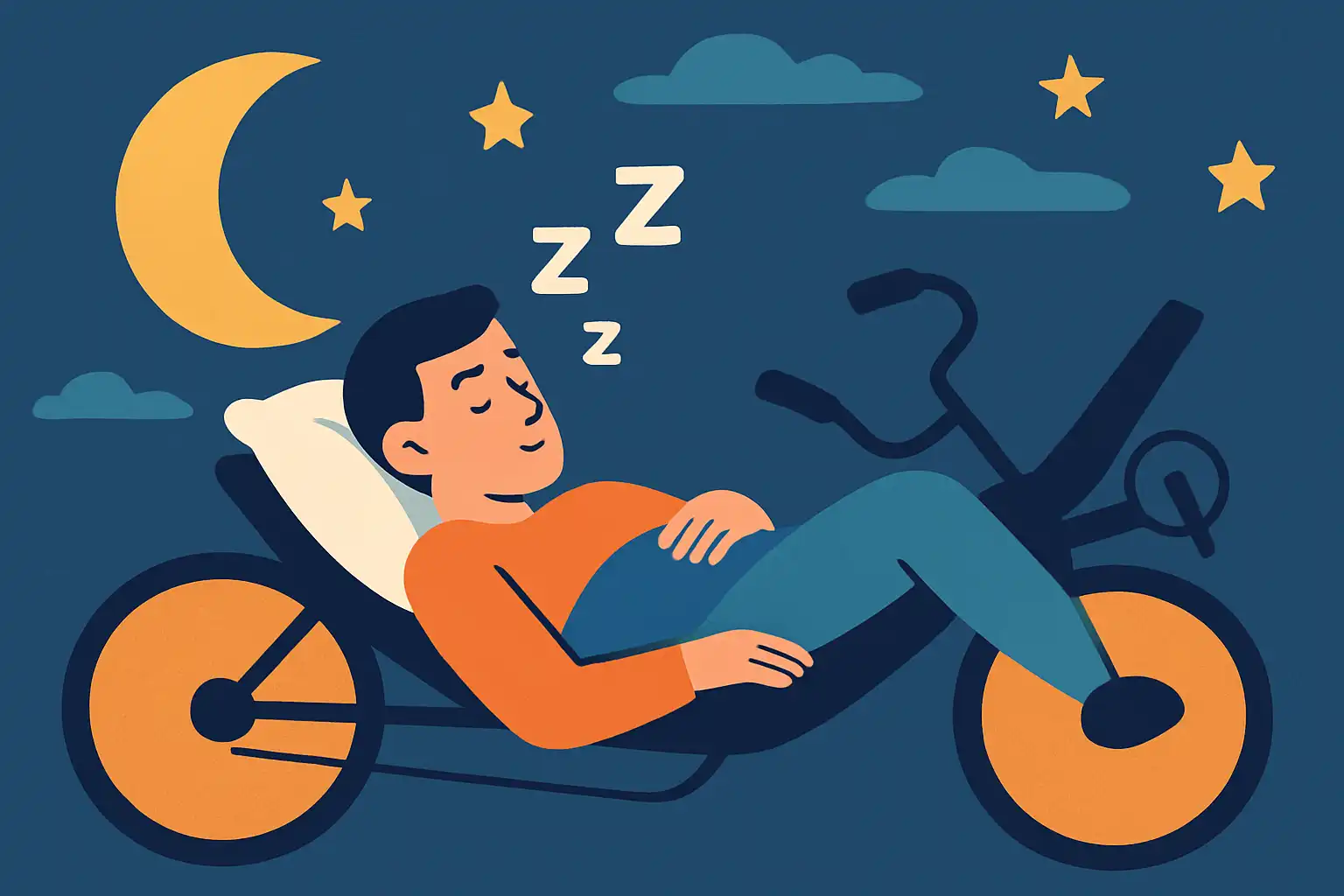 Zo verbeter je je slaap met slimme ligfiets-routines (zonder uren extra trainen)