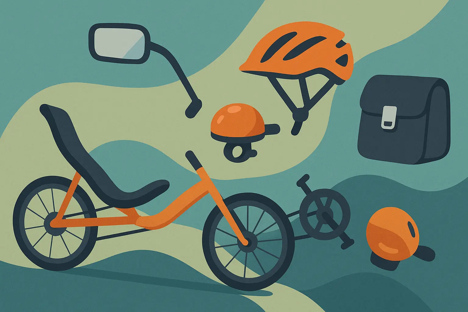Accessoires en extra’s voor jouw ligfiets als fitnessapparaat