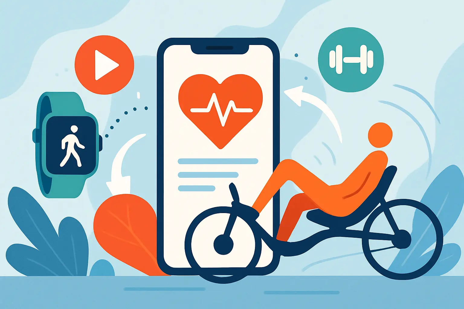 Optimaliseer je training met fitnessapp-integratie voor ligfietsen