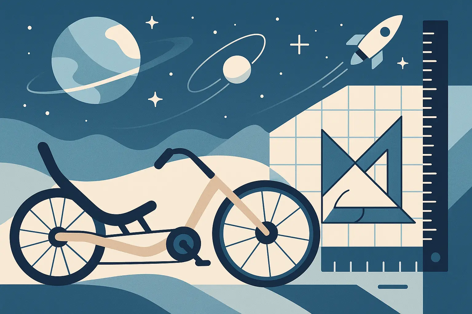 Optimale ruimte en installatie van uw ligfiets als fitnessapparaat