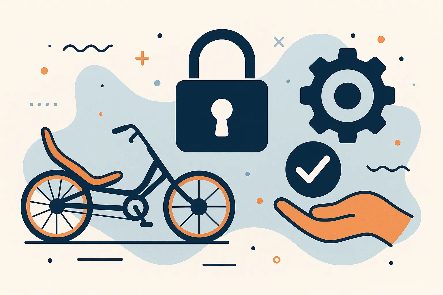 Veiligheid en optimaal gebruik van de ligfiets als fitnessapparaat