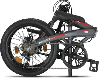 Aluminium Vouwfiets 20 inch met Schijfrem en 7 Versnellingen - Perfect voor Stadsgebruik