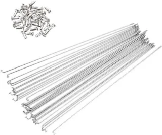 Robuuste 14G J-bend spaken met messing tepels: betrouwbaar en roestbestendig