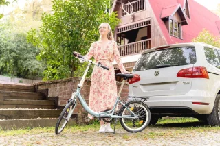 Aluminium vouwfiets
