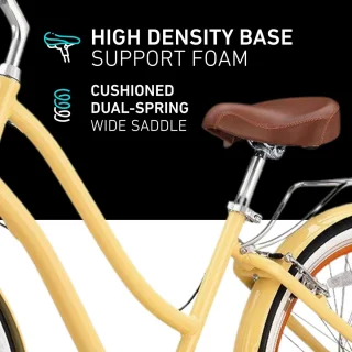 Hybride Cruiserfiets Crème