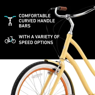 Hybride Cruiserfiets Crème