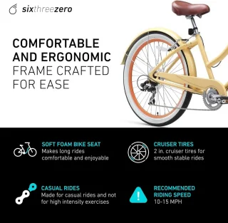 Hybride Cruiserfiets Crème
