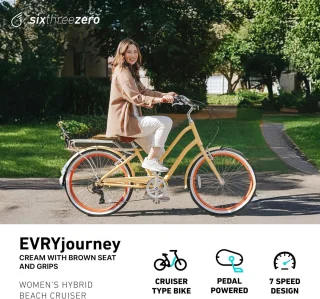 Hybride Cruiserfiets Crème