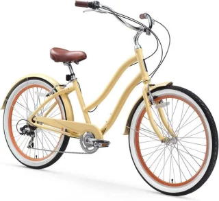 Hybride Cruiserfiets Crème