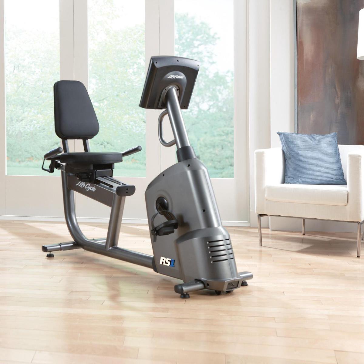Life Fitness RS1 Ligfiets Go Console