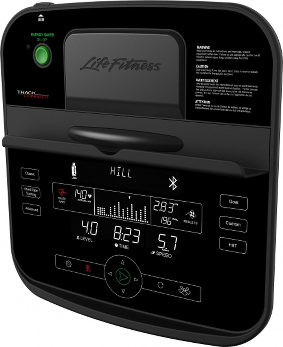 Life Fitness RS1 Recumbent Track Connect ligfiets nieuw