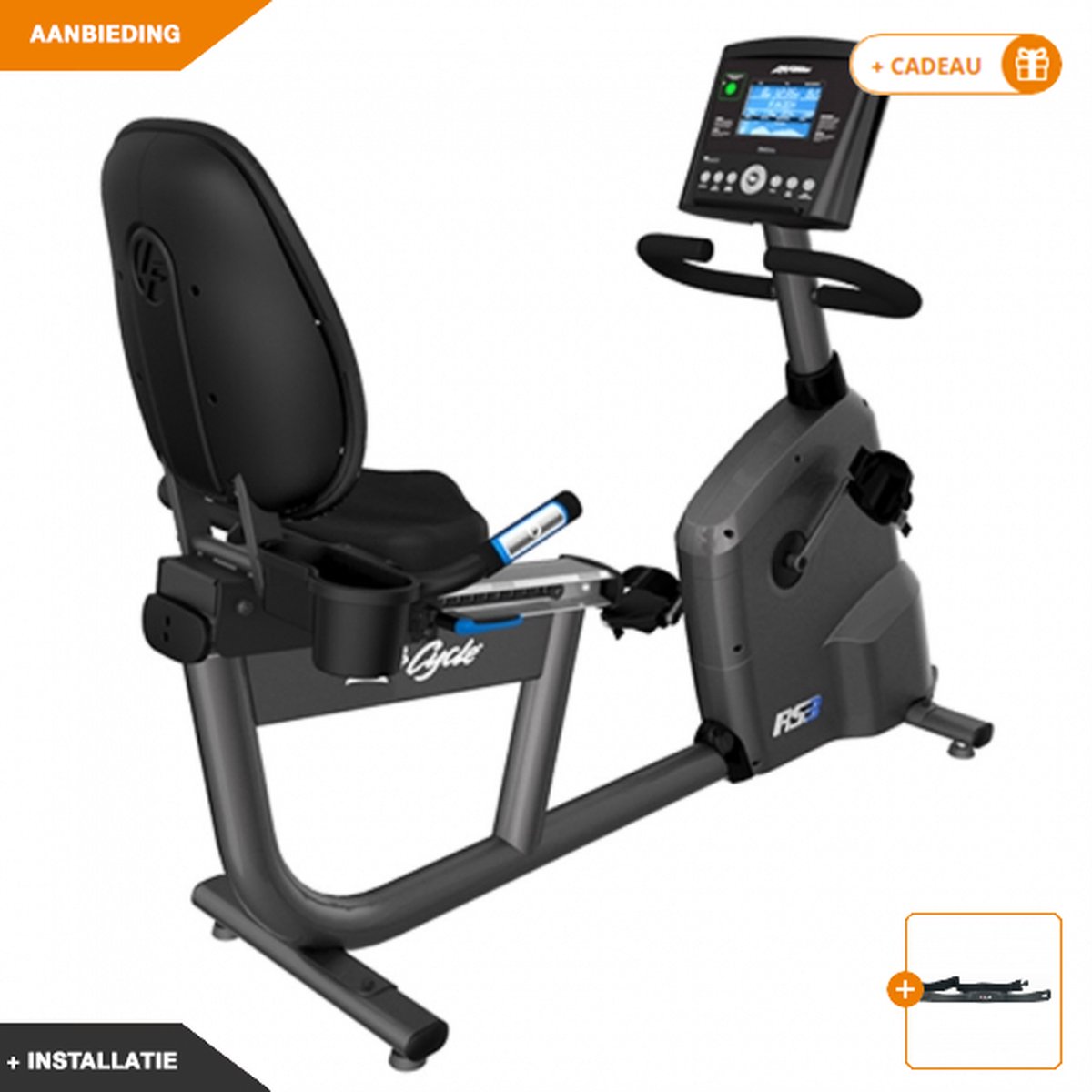 Life Fitness RS3 Go Fitness Ligfiets