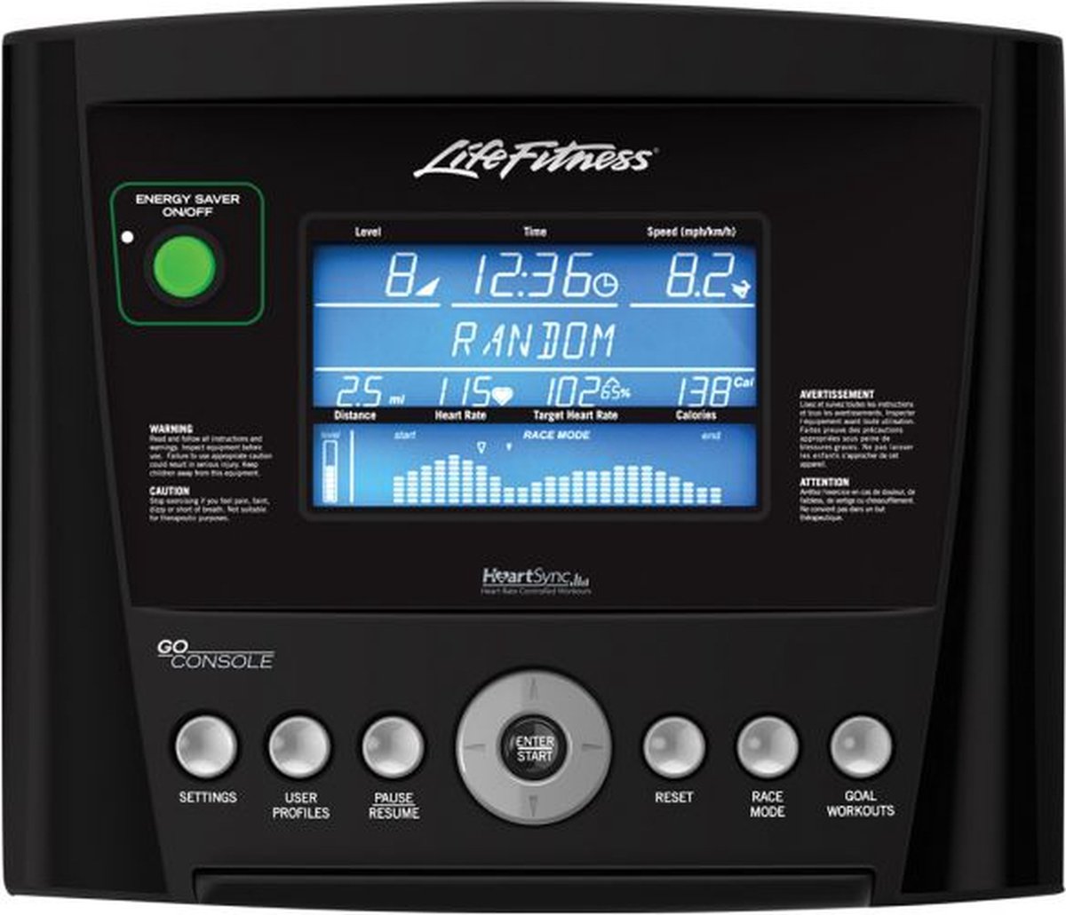 Life Fitness RS3 Go Fitness Ligfiets