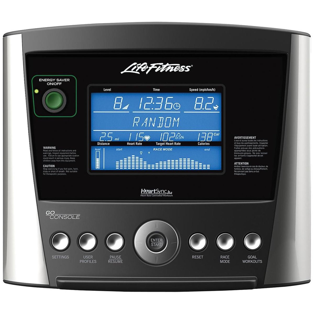 Life Fitness RS3 Go Fitness Ligfiets