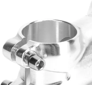 Degelijke aluminium stuurpen met tijdloze zilveren afwerking