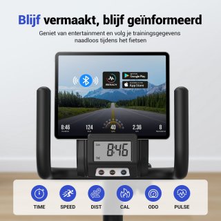 MERACH Opvouwbare Semi-Recumbente Hometrainer