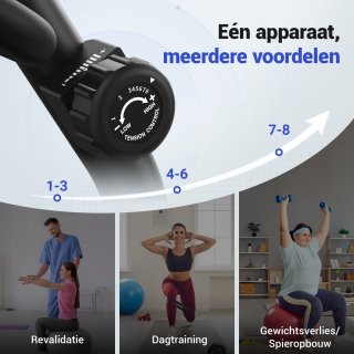 MERACH Opvouwbare Semi-Recumbente Hometrainer