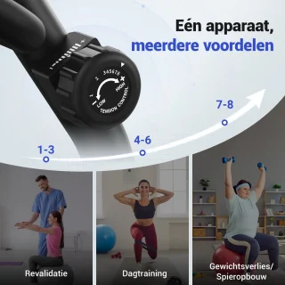 MERACH Opvouwbare Semi-Recumbente Hometrainer