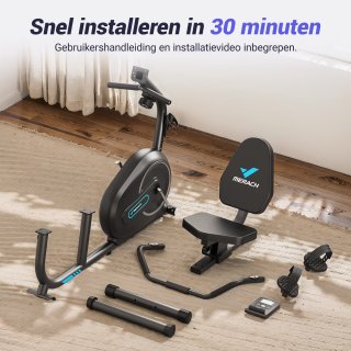 MERACH Semi-Recumbente Hometrainer