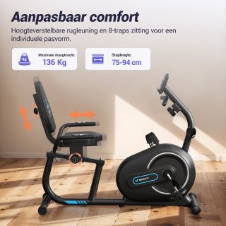 MERACH Semi-Recumbente Hometrainer