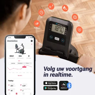 MERACH Semi-Recumbente Hometrainer