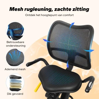 MERACH Semi-recumbente Revalidatiefiets