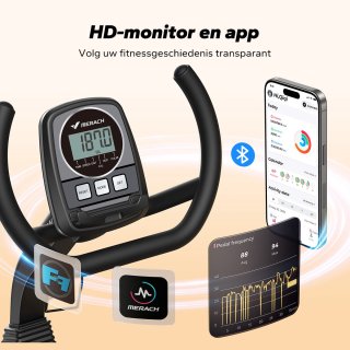 MERACH Semi-recumbente Revalidatiefiets