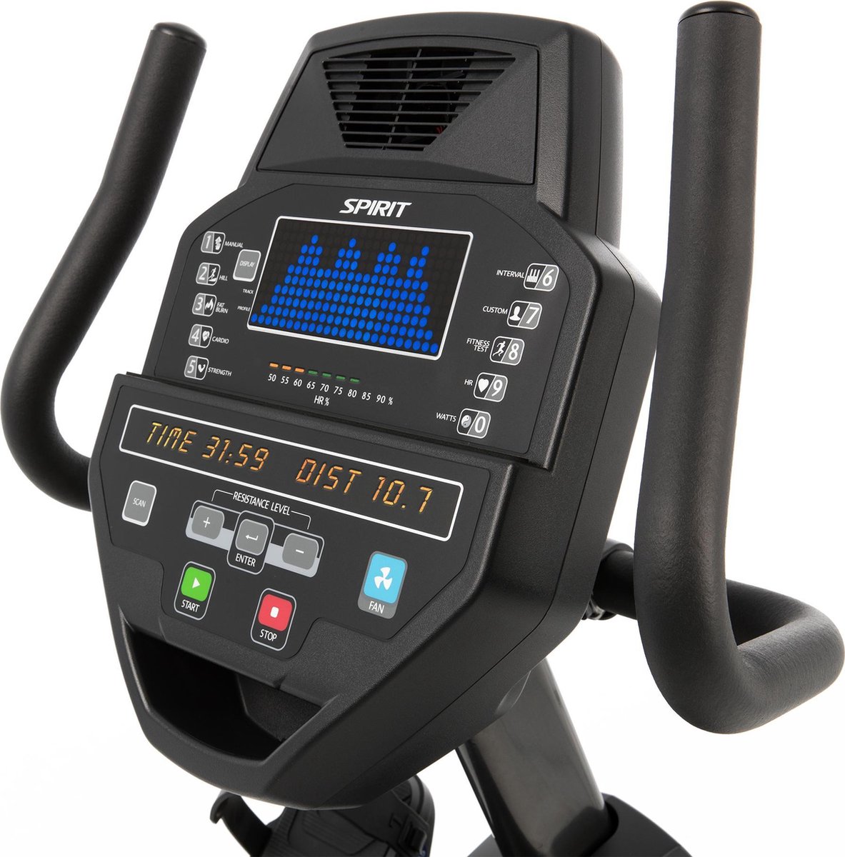 Spirit Fitness Pro CR800 Hometrainer Ligfiets