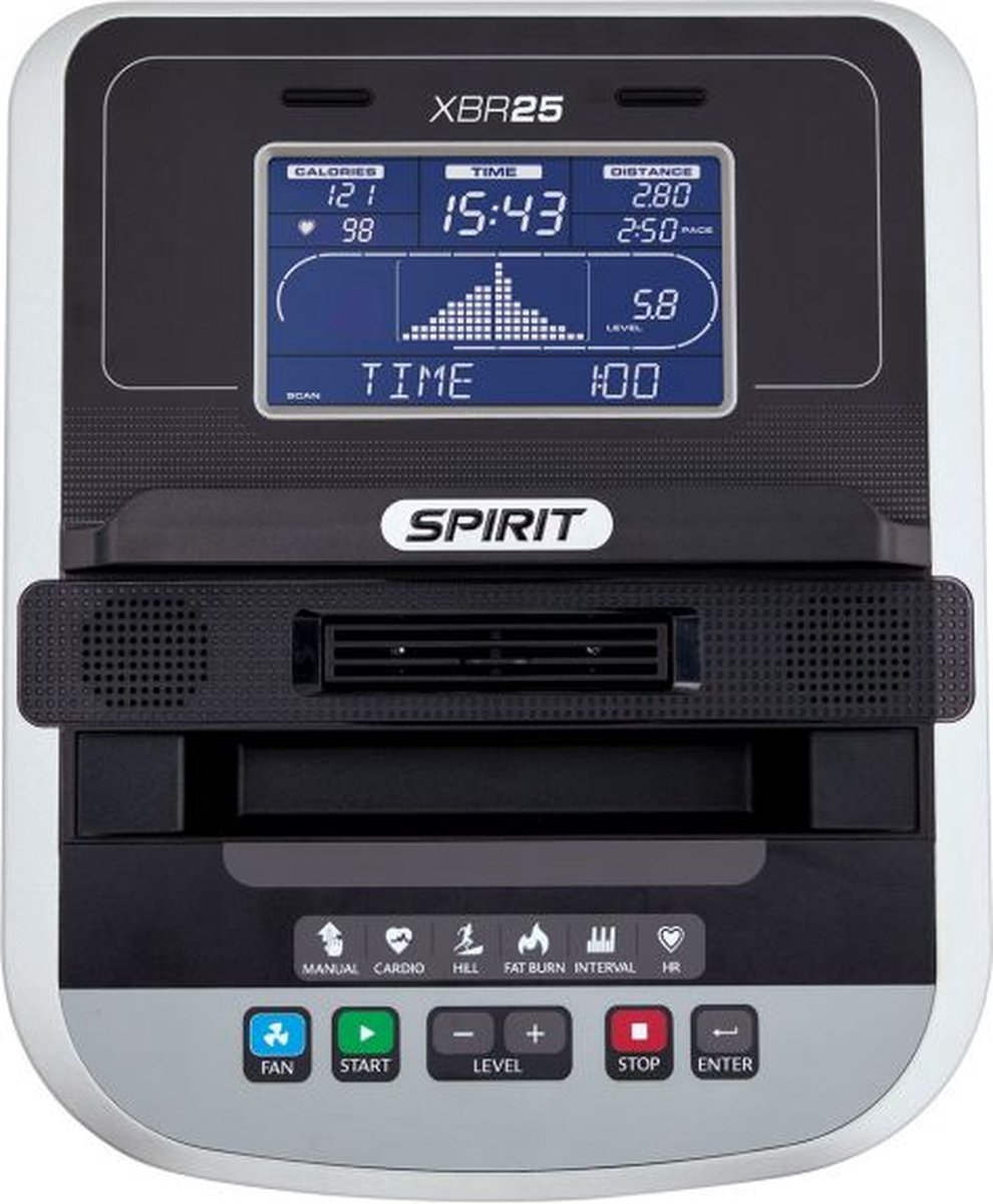 Spirit Fitness XBR25 Hometrainer Ligfiets