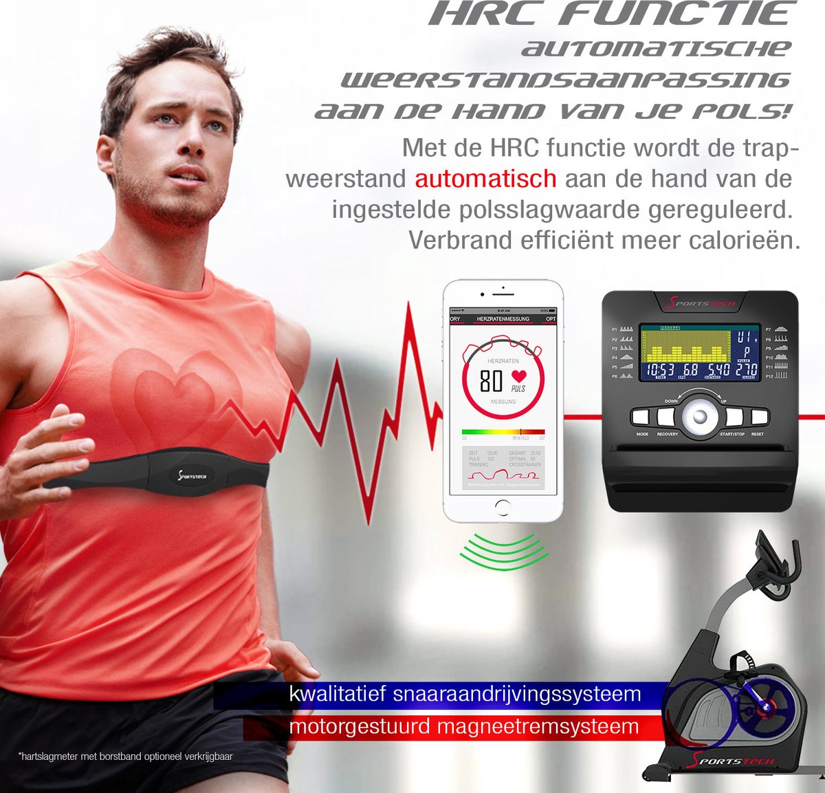 Sportstech ES600 Ergometer Hometrainer