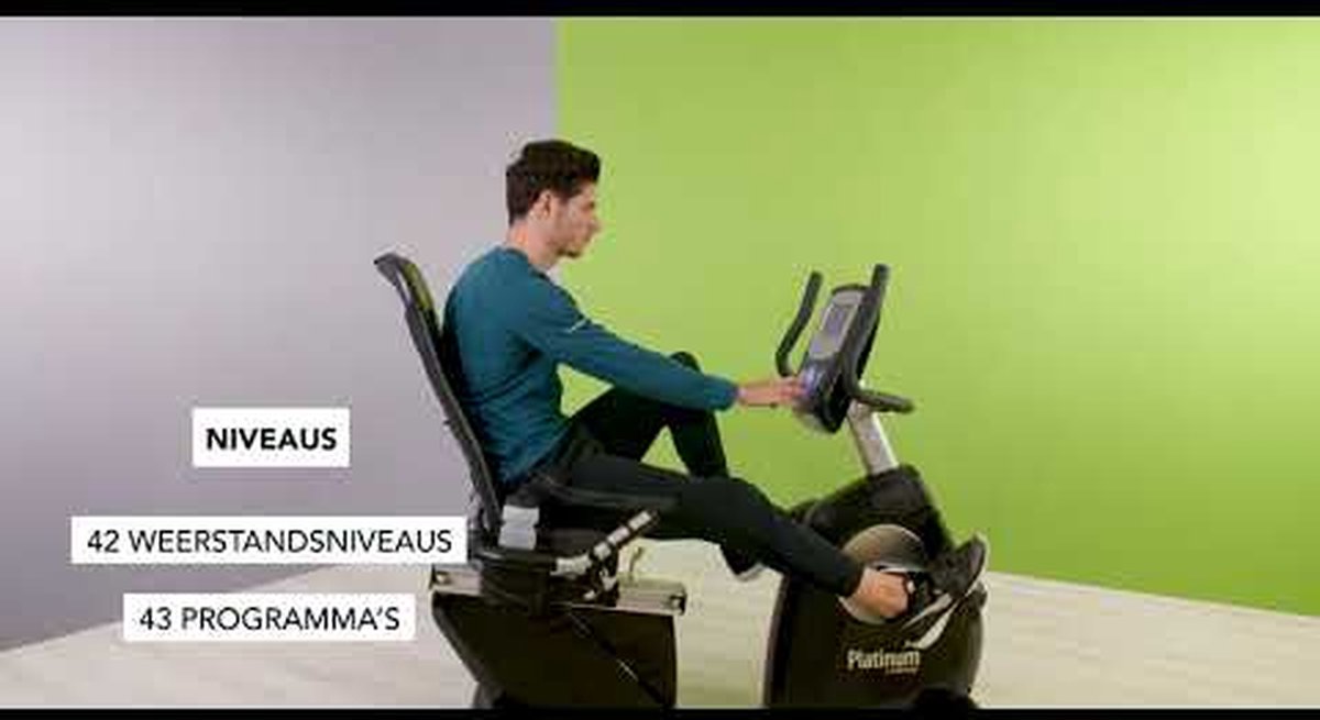 Tunturi Platinum Recumbentbike Pro Ligfiets