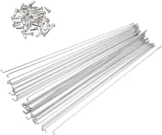 Universeel 14G RVS J-Bend fietsspaak 2,0 mm met messing nippels review