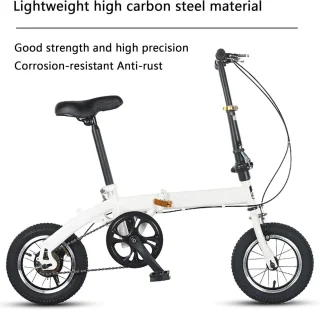 Wat vinden we goed aan de Vouwfiets 14 inch - Zwart/Wit