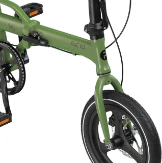 Wat vinden we goed aan de Vouwfiets Stadsfiets 14" Groen